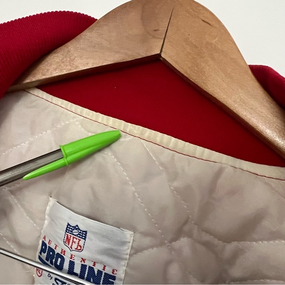 Vintage New York Giants NFL Pro Line Starter Jacket Personalized Embroidered - Picture 13 of 14